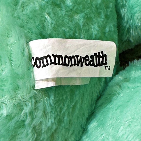 Commonwealth Mint Green Teddy Bear Plush Stuffed Animal Soft Toy 14 Inch - Picture 6 of 8